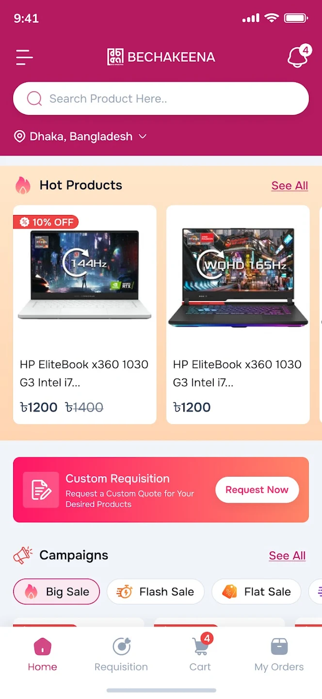 Bechakeena app — browse listings